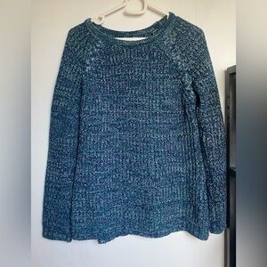 Cozy blue wool sweater
